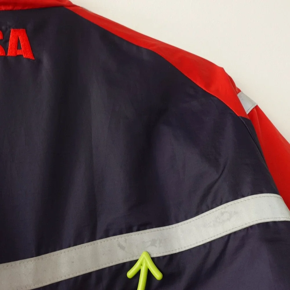 JFA‎ Japan Soccer Jacket ADIDAS Light Packable Windbreaker Blue Football Sport
